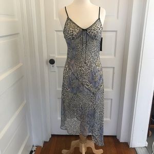 Jones NY sheer bias cut A line slip gown lingerie